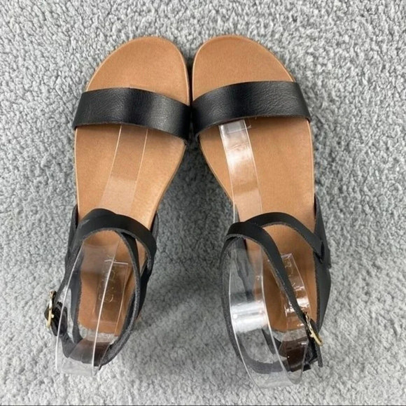ABOUND Sienna Flat Ankle Strap Sandal Black‎ Size 5.5 - Picture 6 of 12